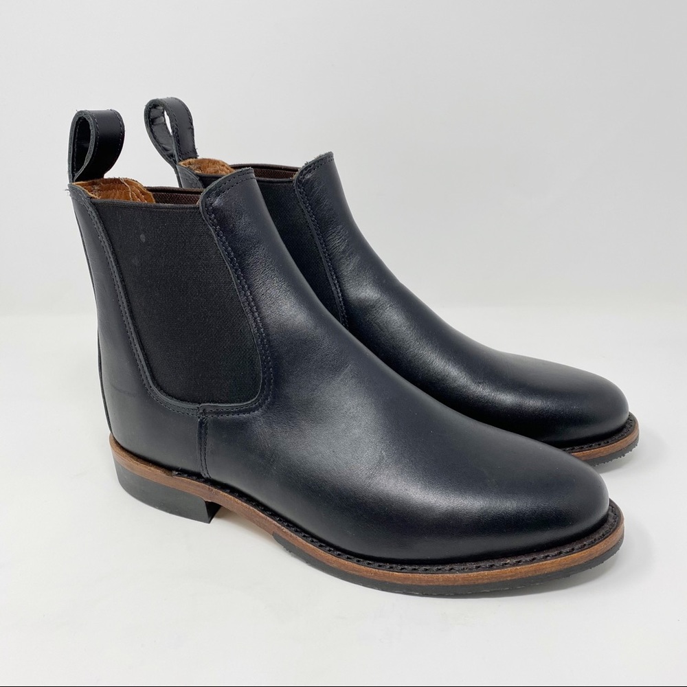 Red Wing Williston Chelsea Leather Boots Black 7.5